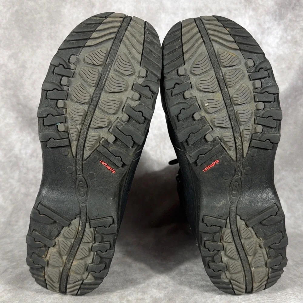 Salomon Tundra Forces CSWP Waterproof Winter Boots Mens 12 Blk Aerotherm Snow
